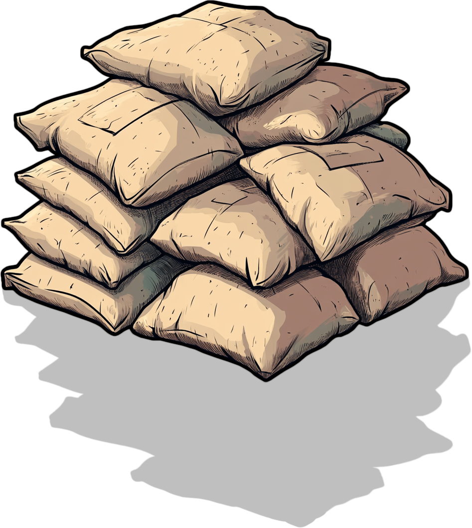 73 Pile of Sacks