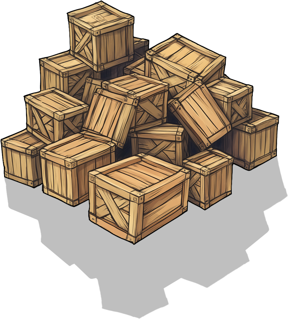 86 Pile of Crates