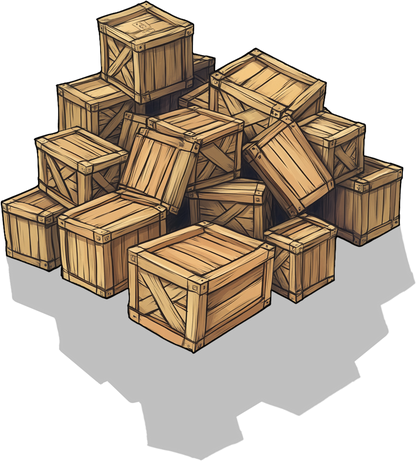 86 Pile of Crates