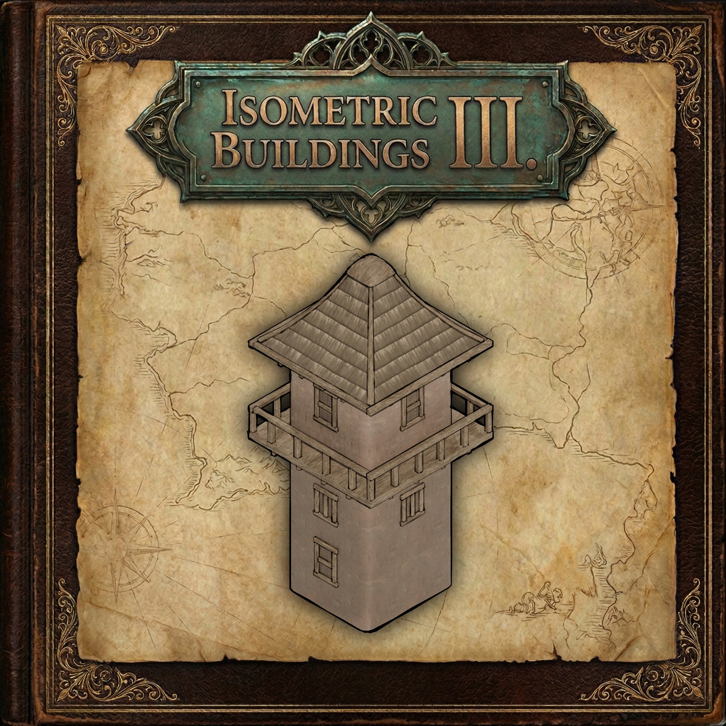 Isometric Buildings 3. - 512 Assets - Medieval Ruins and Outposts