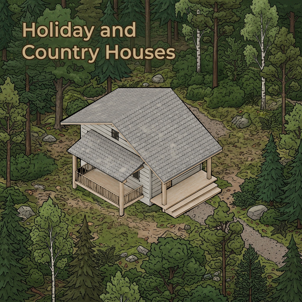 Isometric Holiday and Country Houses