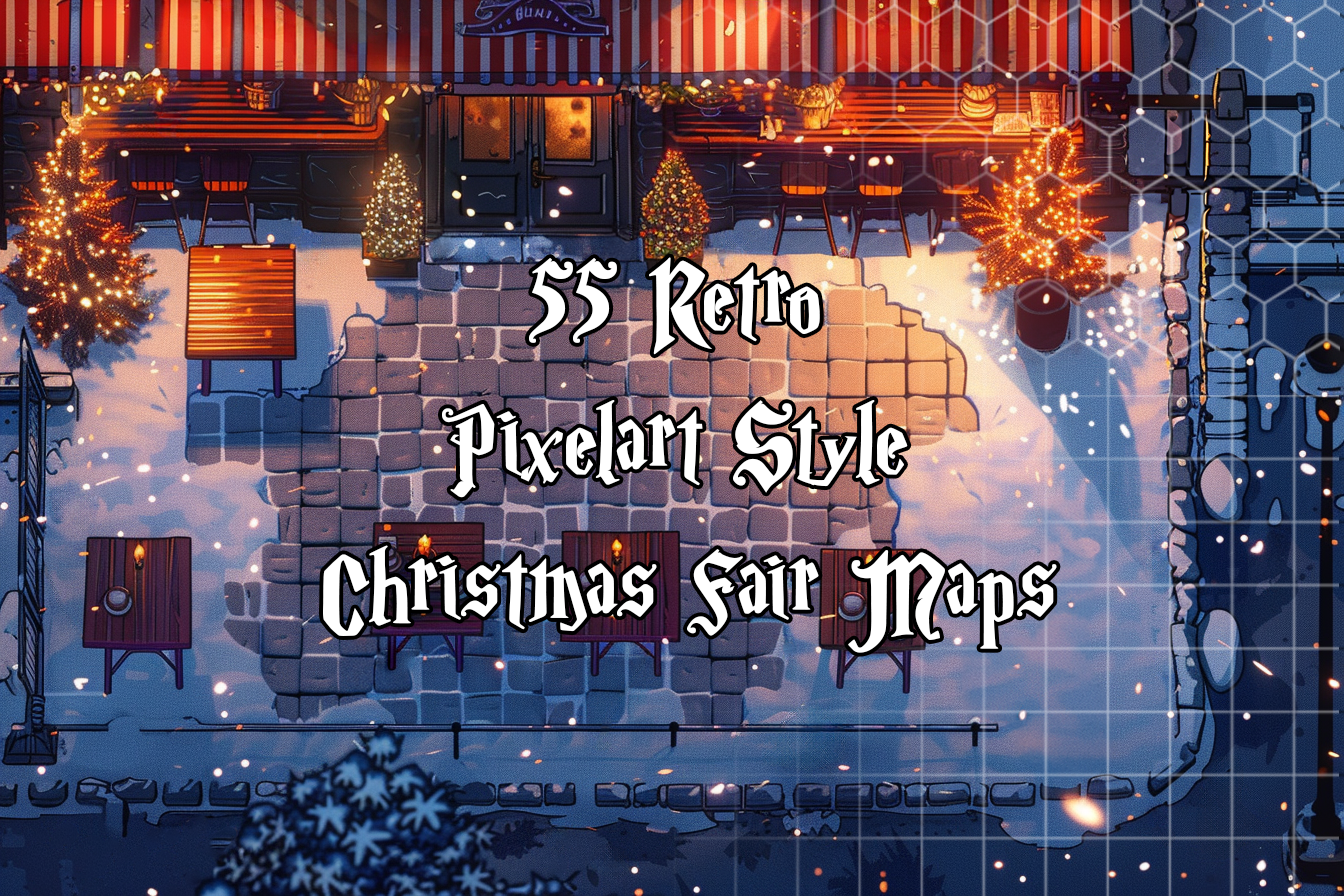 55 Retro Christmas Fair Maps