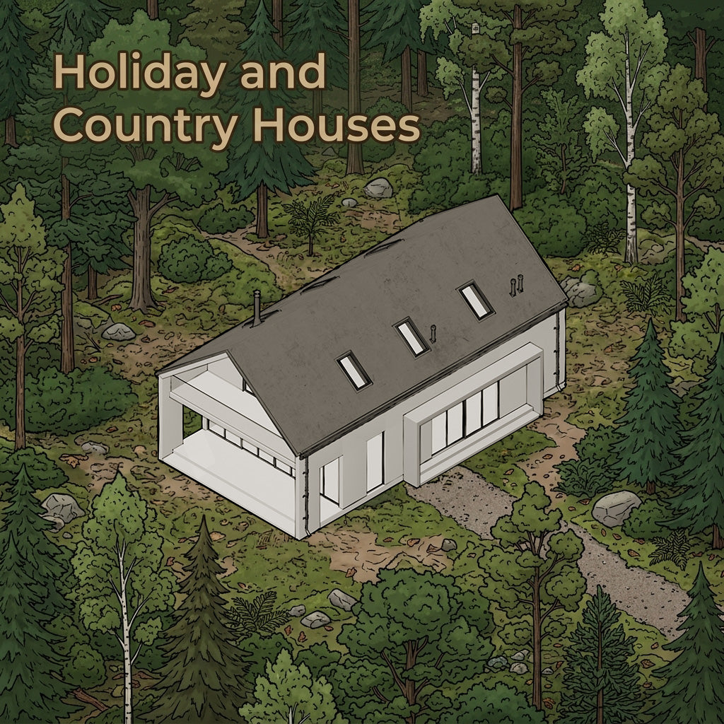 Isometric Holiday and Country Houses