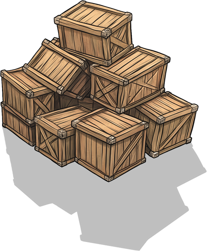 86 Pile of Crates