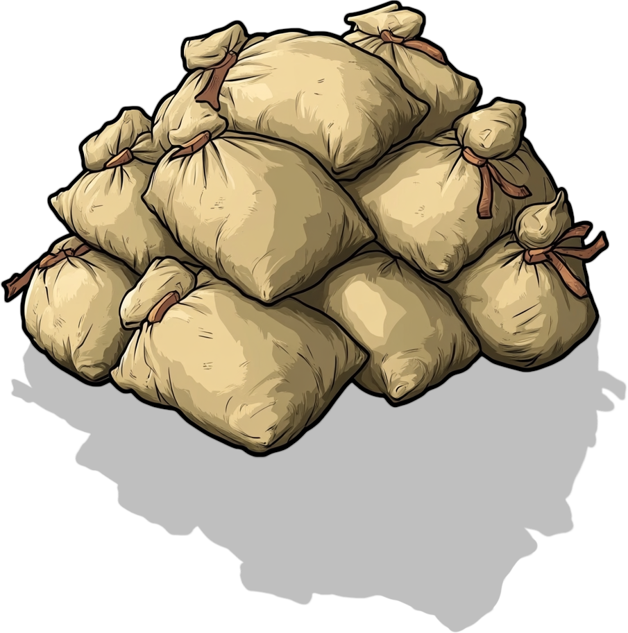 73 Pile of Sacks