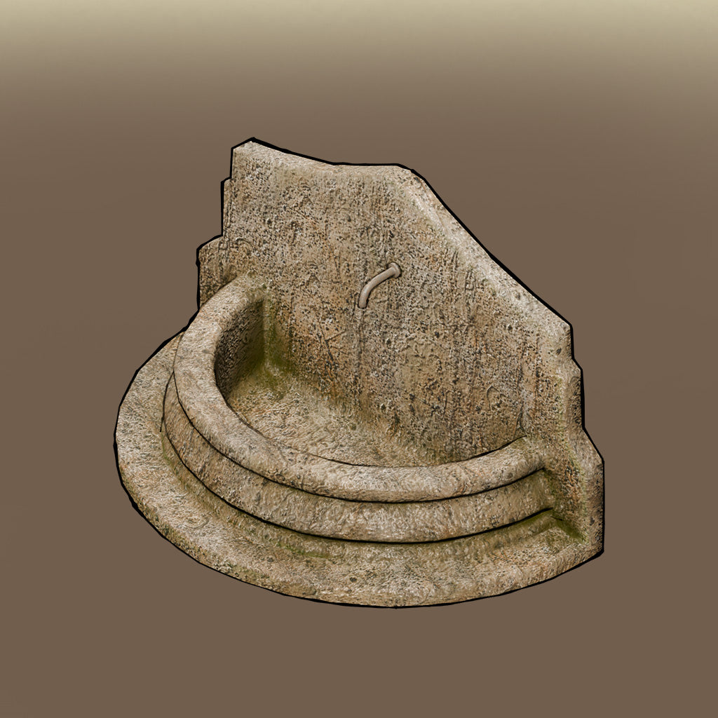 Isometric Fountains and Wells