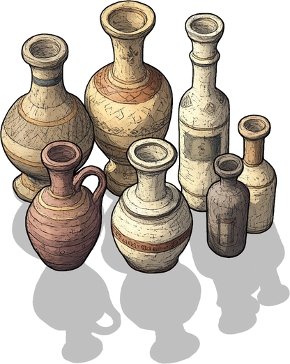 80 Group of Amphoras