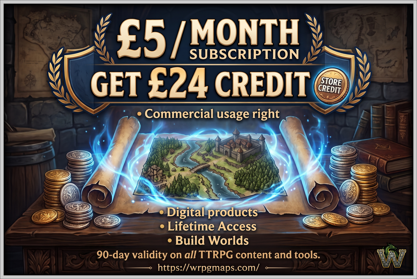Get £24 in Store Credit for just £5/Month