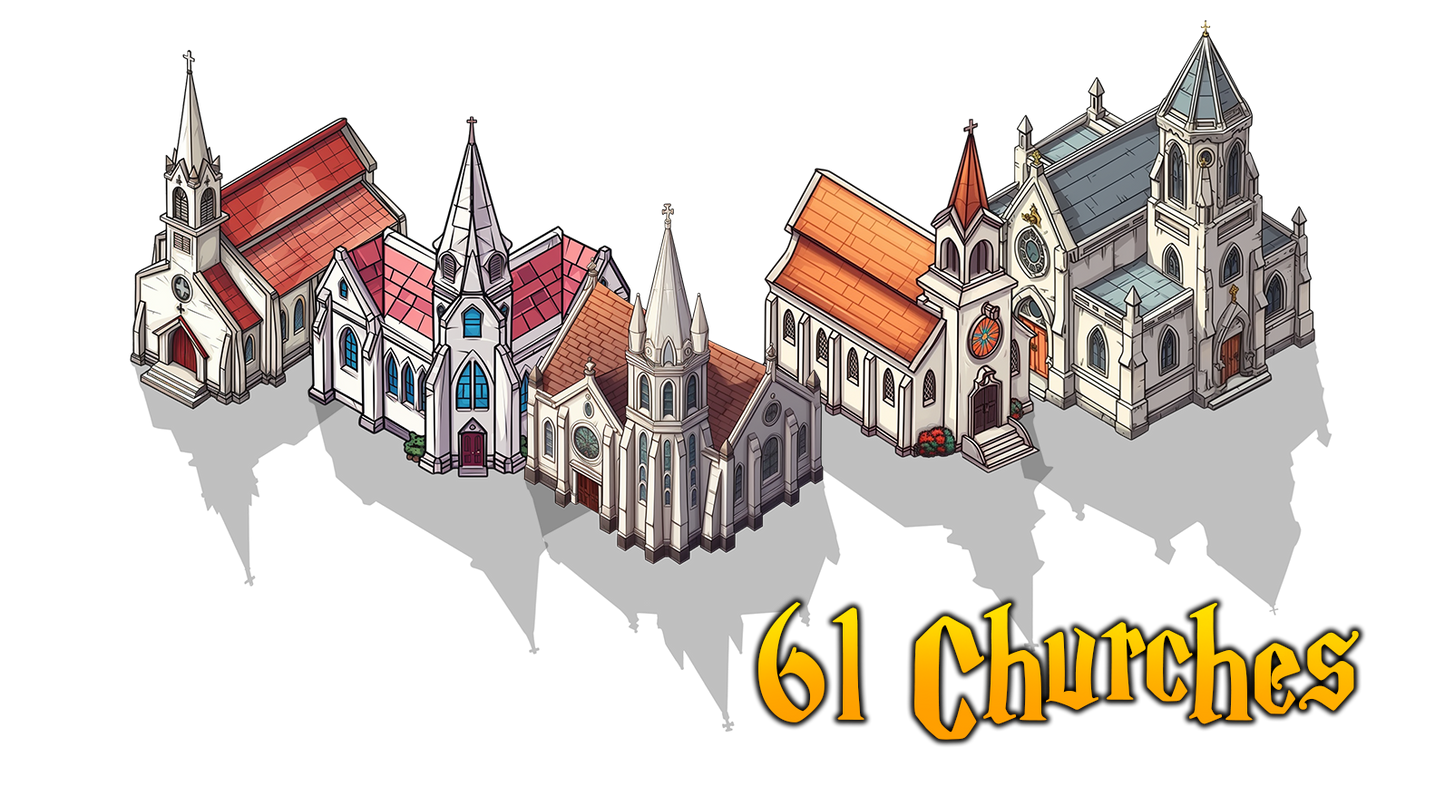 61 Churches