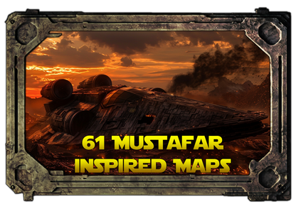 61 Mustafar and Star Wars Inspired Maps