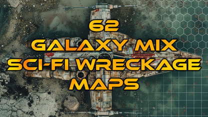 62 Galaxy Mix Sci-Fi Wreckage Maps