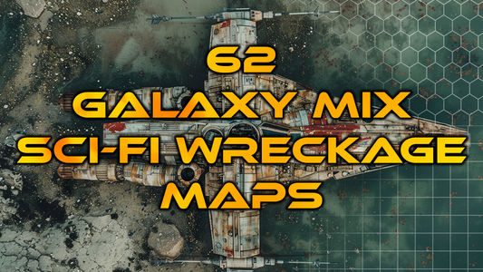 62 Galaxy Mix Sci-Fi Wreckage Maps