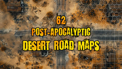 62 Post-Apocalyptic Desert Road Maps