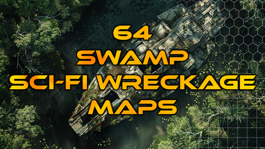 64 Swamp Sci-Fi Wreckage Maps