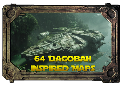 64 Dagobah and Star Wars Inspired Maps