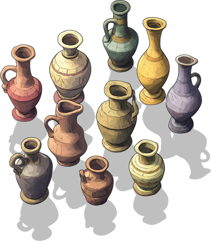 80 Group of Amphoras
