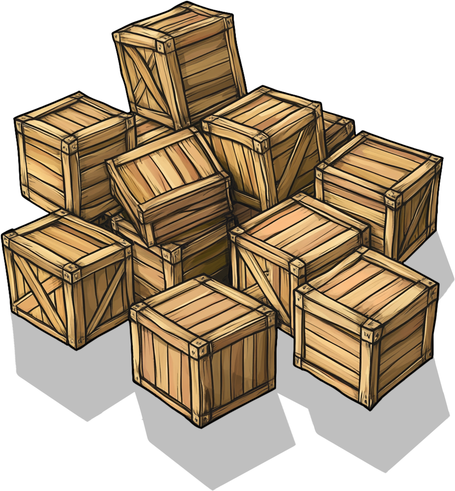 86 Pile of Crates
