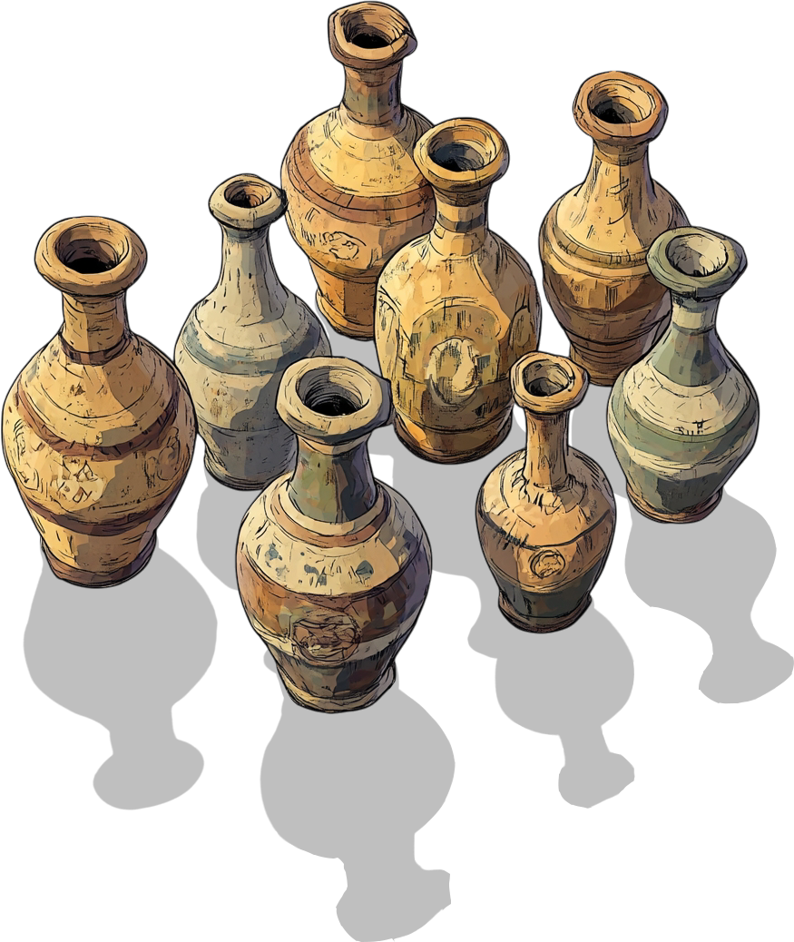 80 Group of Amphoras