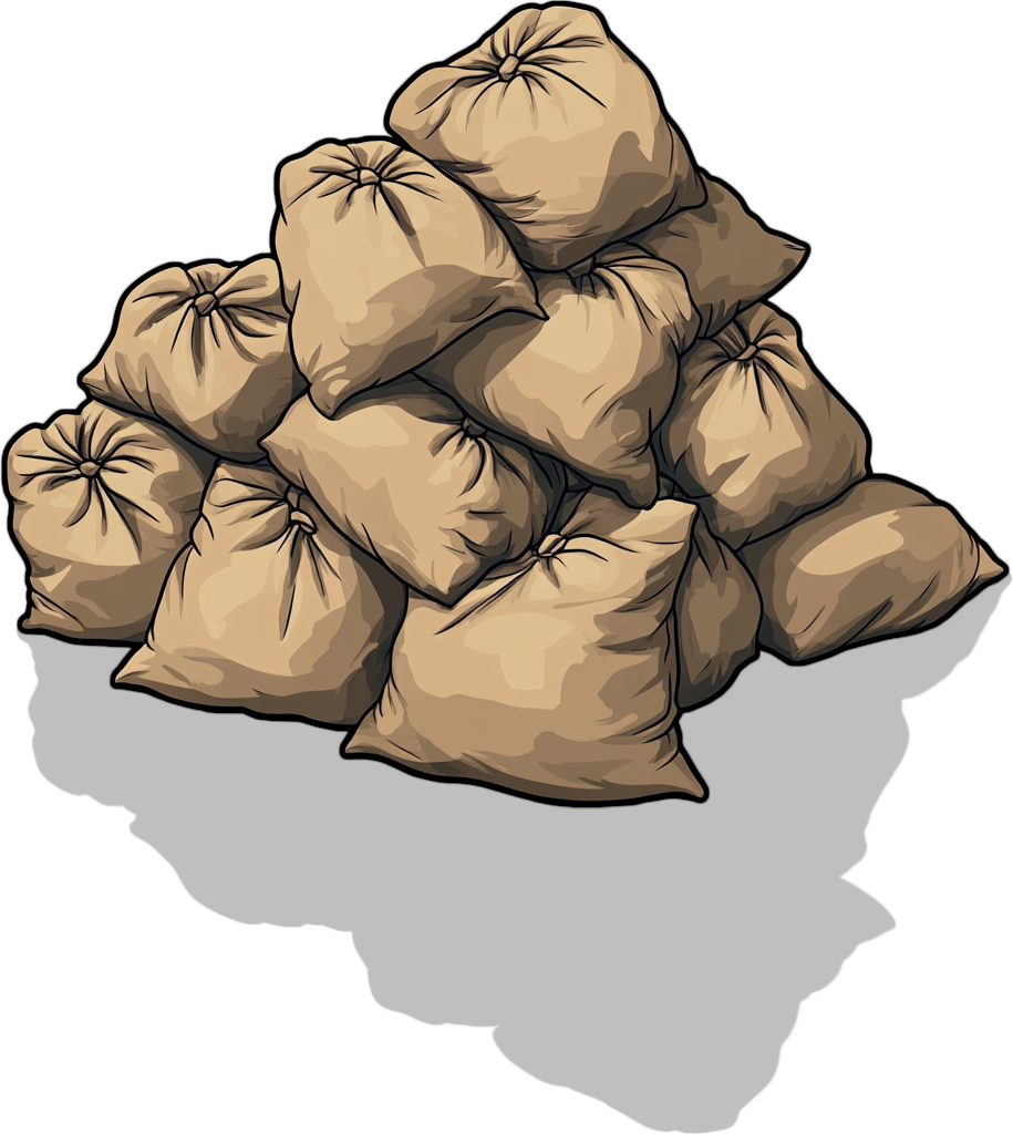 73 Pile of Sacks
