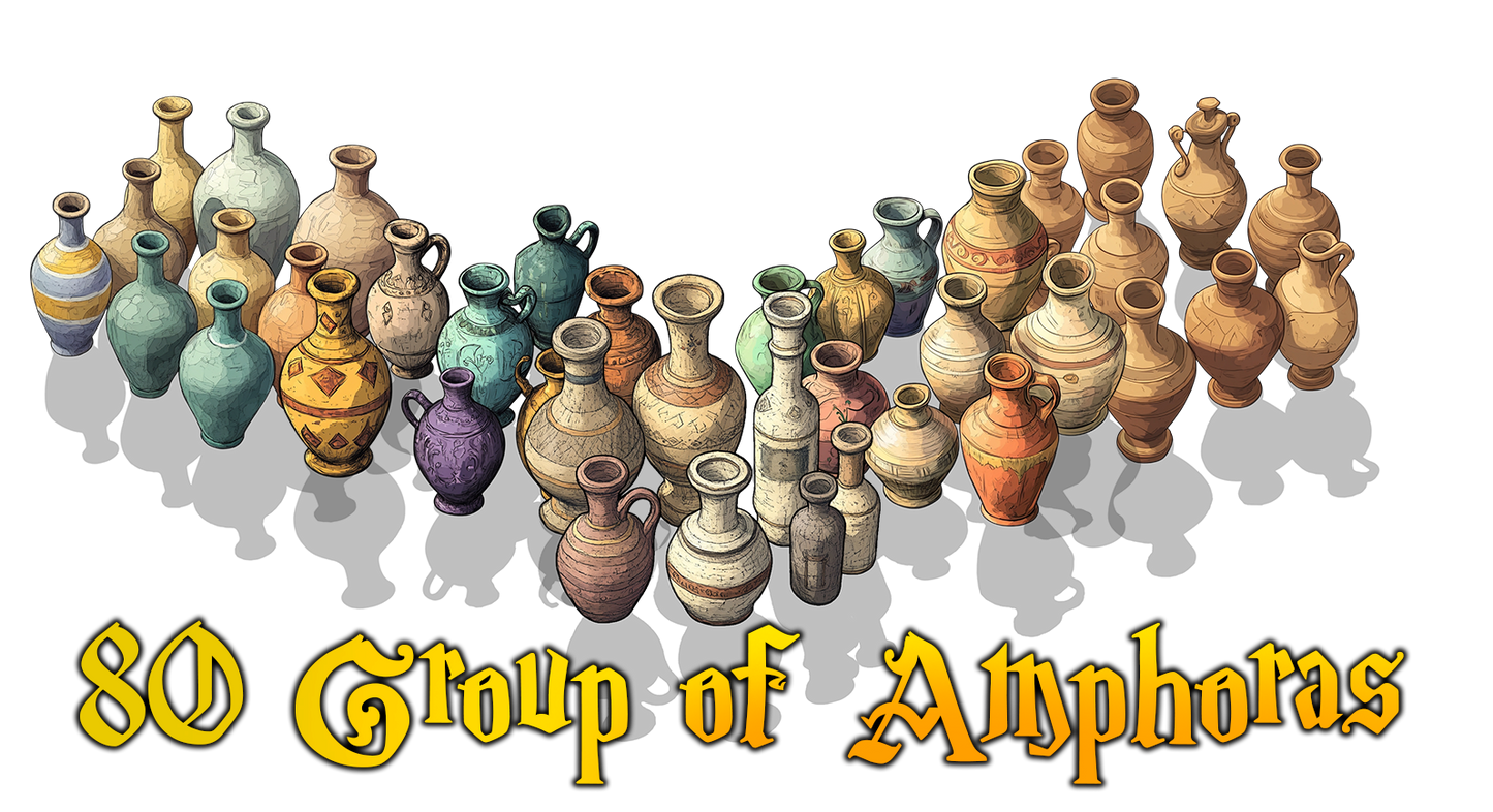 80 Group of Amphoras