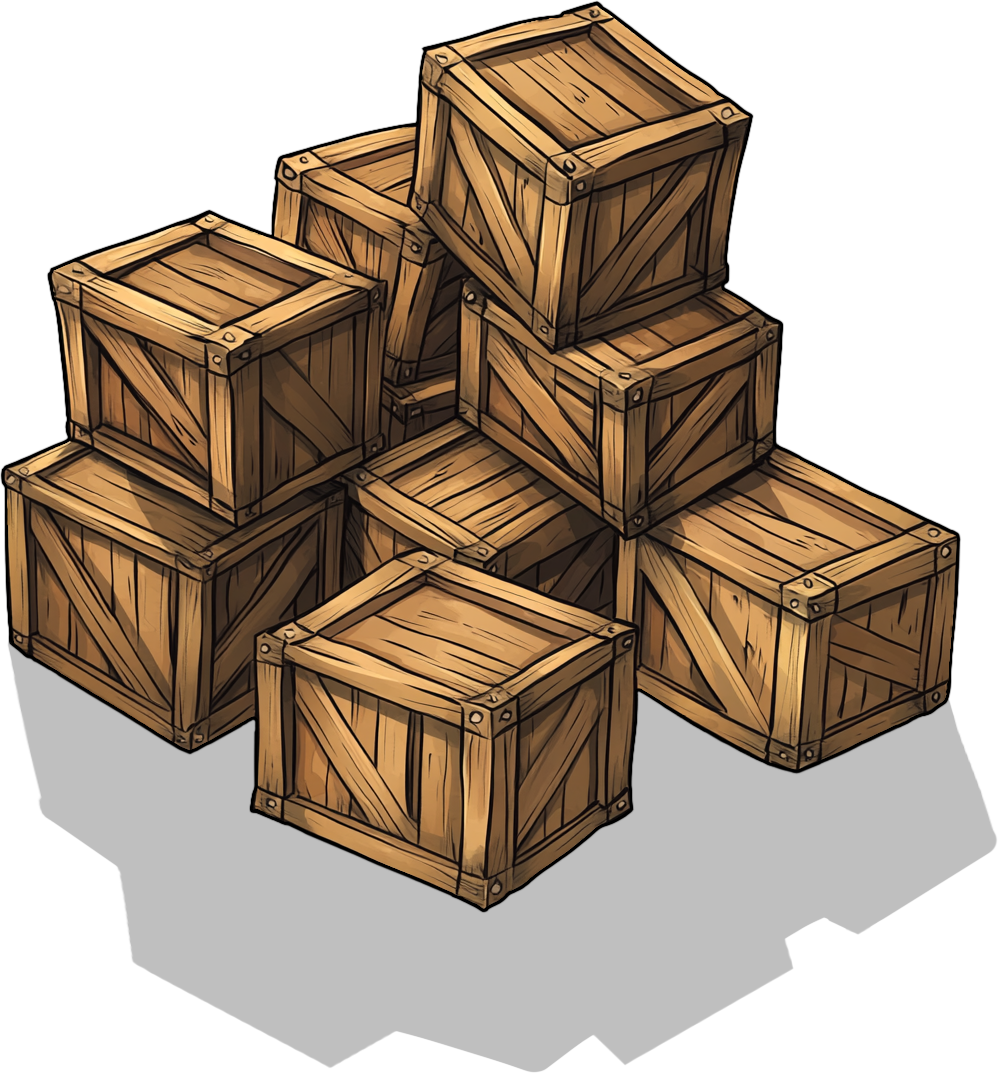 86 Pile of Crates