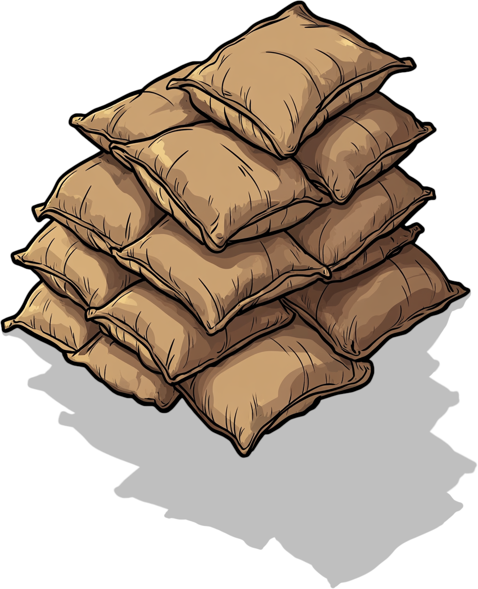 73 Pile of Sacks
