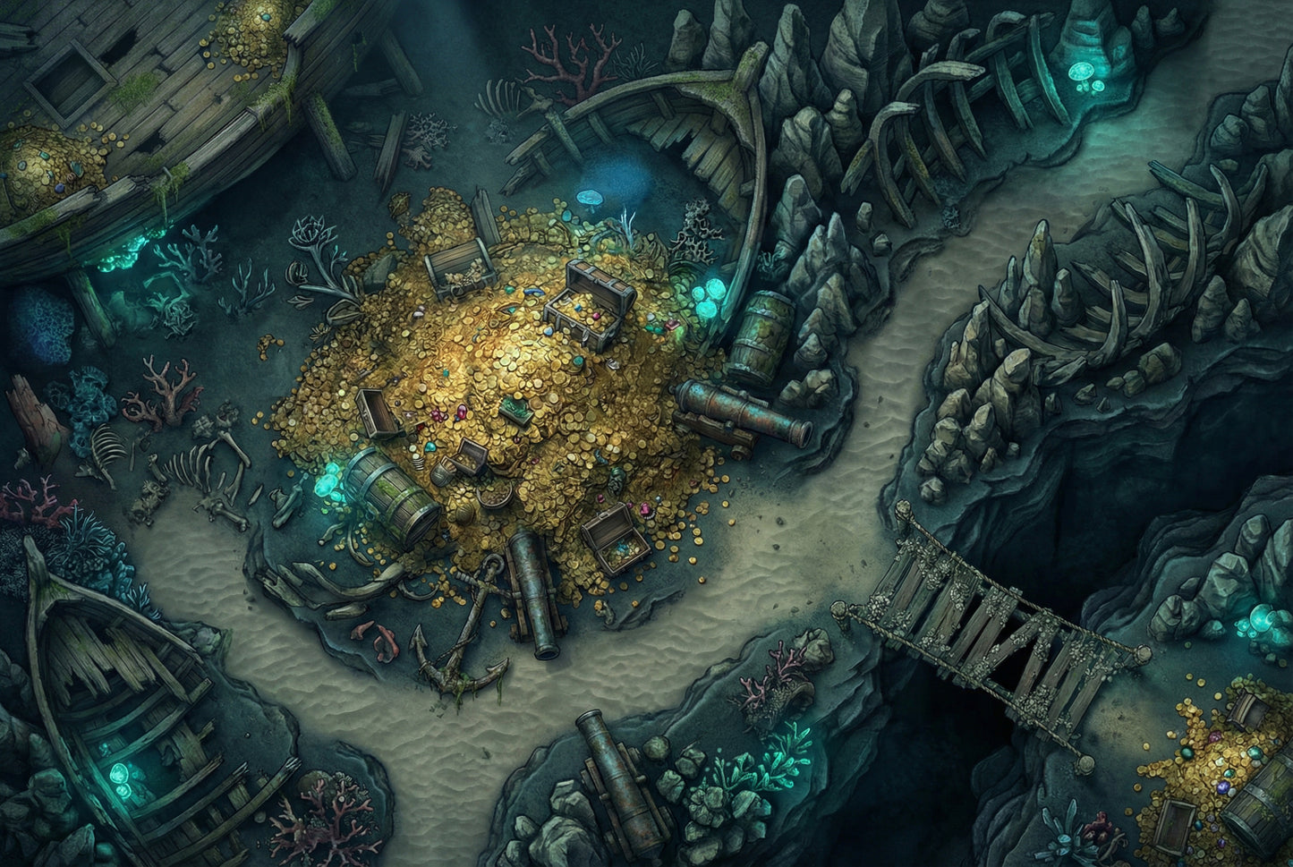416 Pirate maps