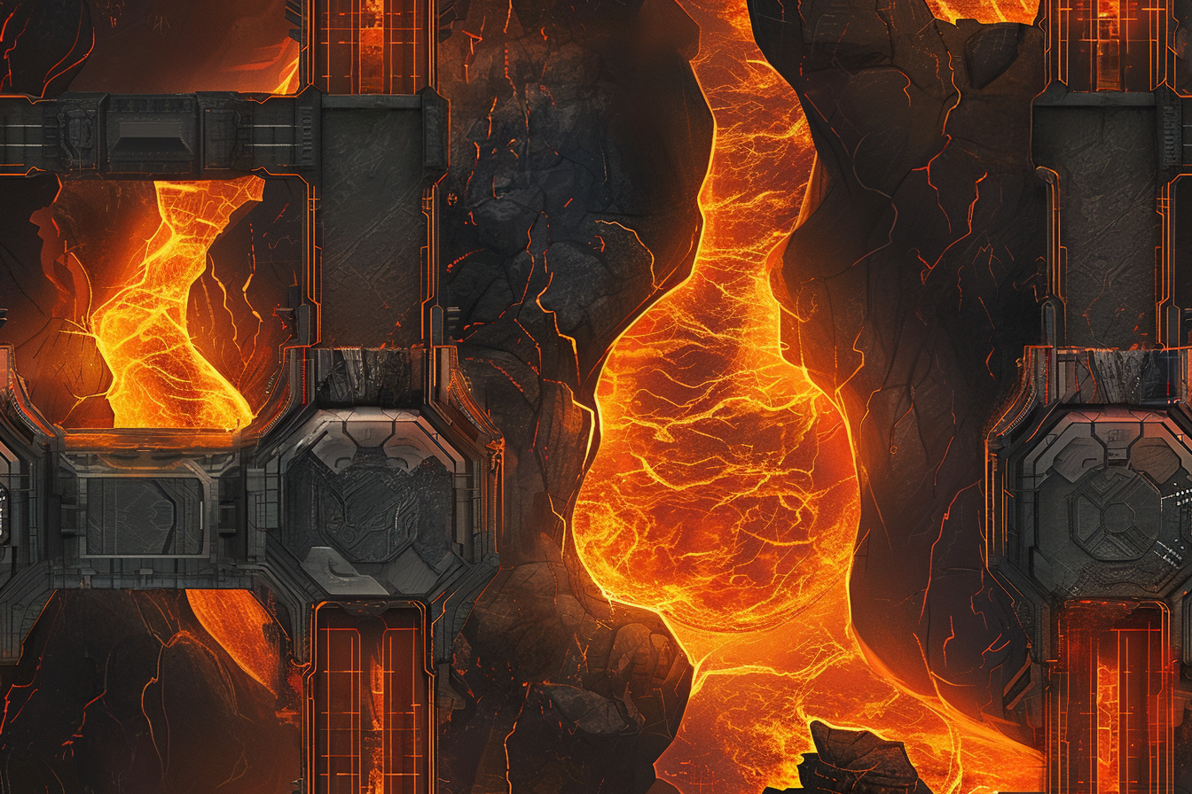 RPG Maps - 434 Sci-Fi Interiors and Outdoor Maps