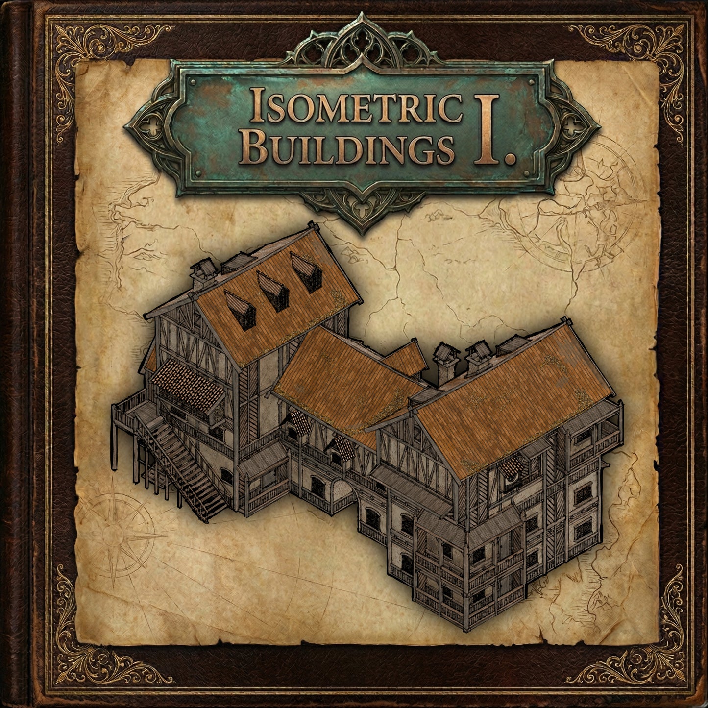 Isometric Buildings 1. - 384 Assets - Medieval Village & Commerce