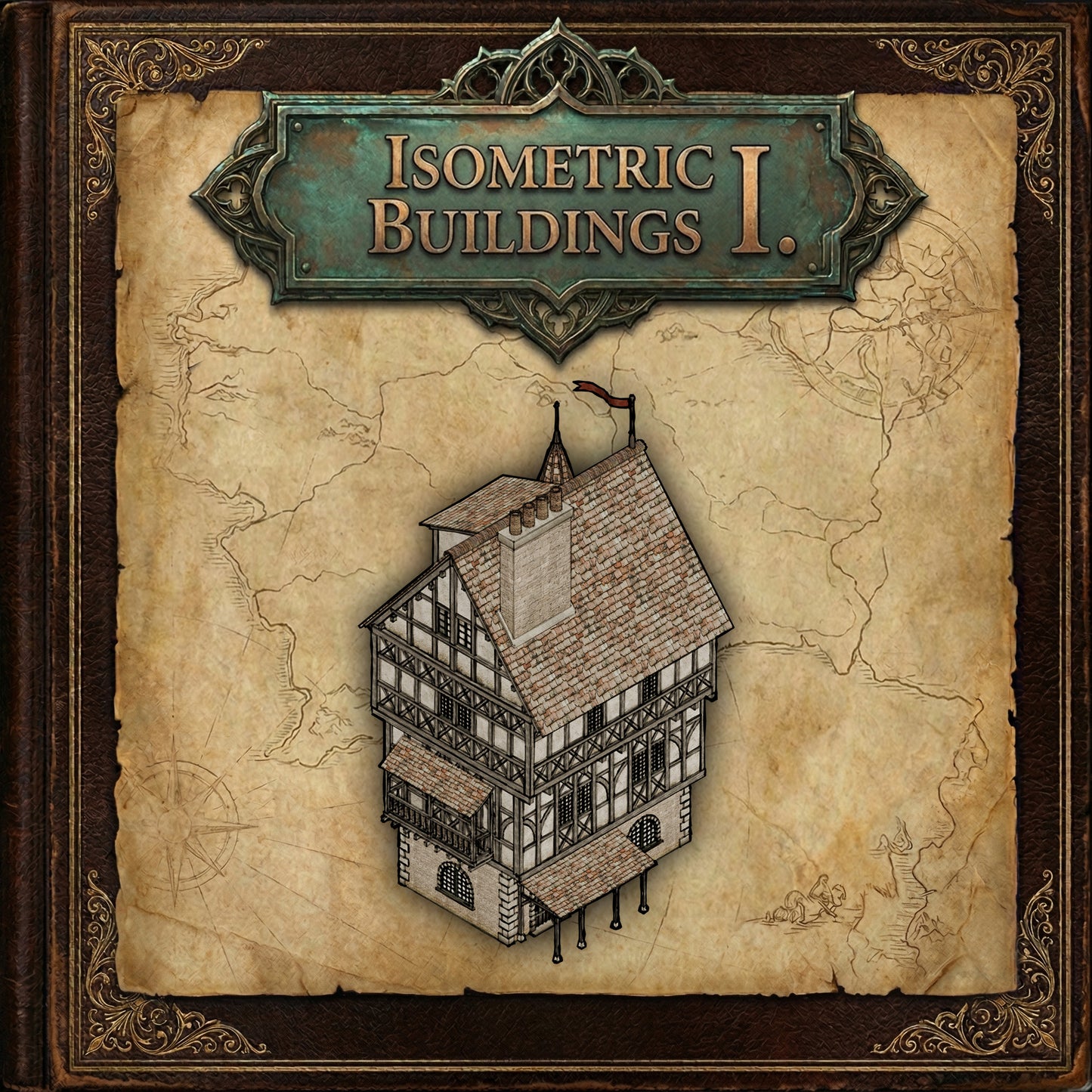 Isometric Buildings 1. - 384 Assets - Medieval Village & Commerce