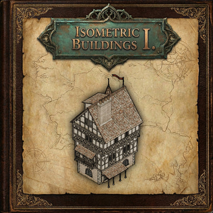 Isometric Buildings 1. - 384 Assets - Medieval Village & Commerce