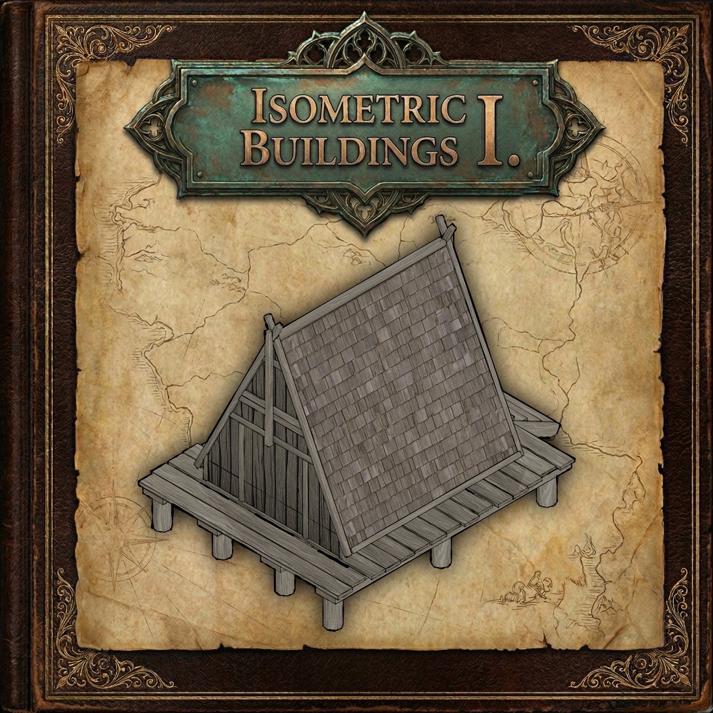 Isometric Buildings 1. - 384 Assets - Medieval Village & Commerce