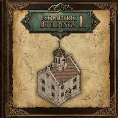 Isometric Buildings 1. - 384 Assets - Medieval Village & Commerce