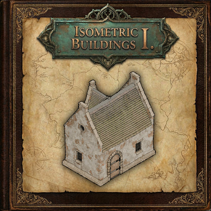 Isometric Buildings 1. - 384 Assets - Medieval Village & Commerce