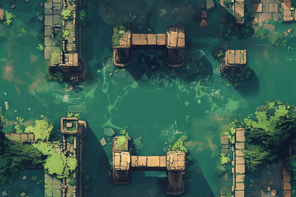 454 Modular TTRPG Maps