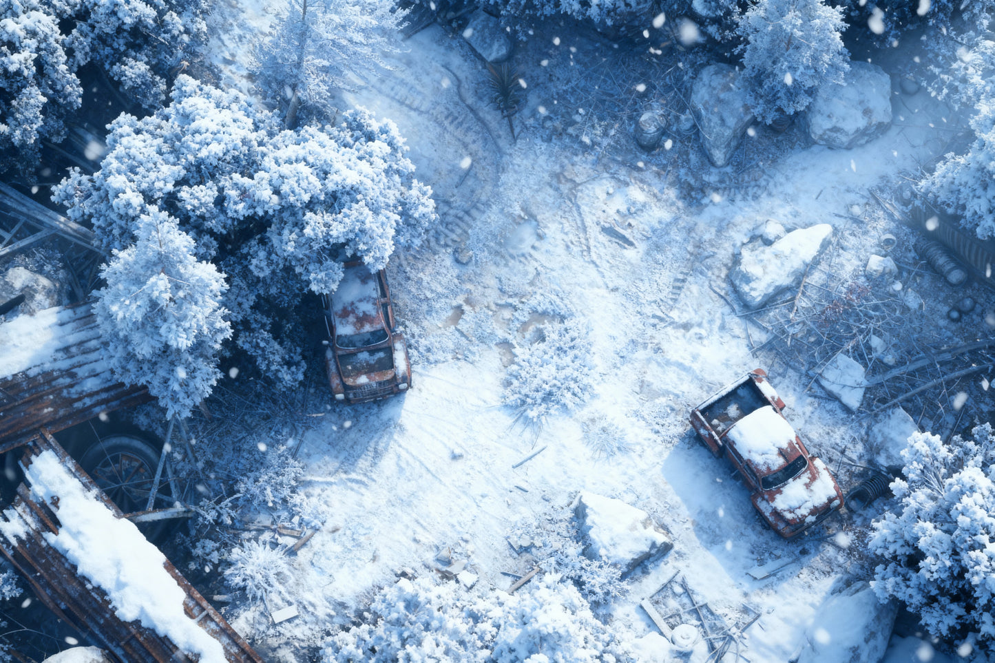 365 Winter Post-Apocalyptic Maps