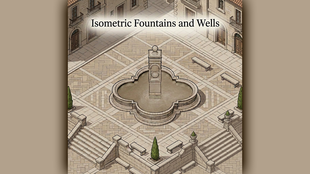 Isometric Fountains and Wells