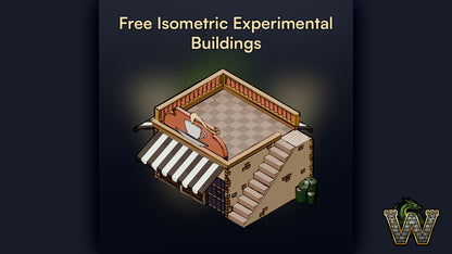 Free Isometric Buildings