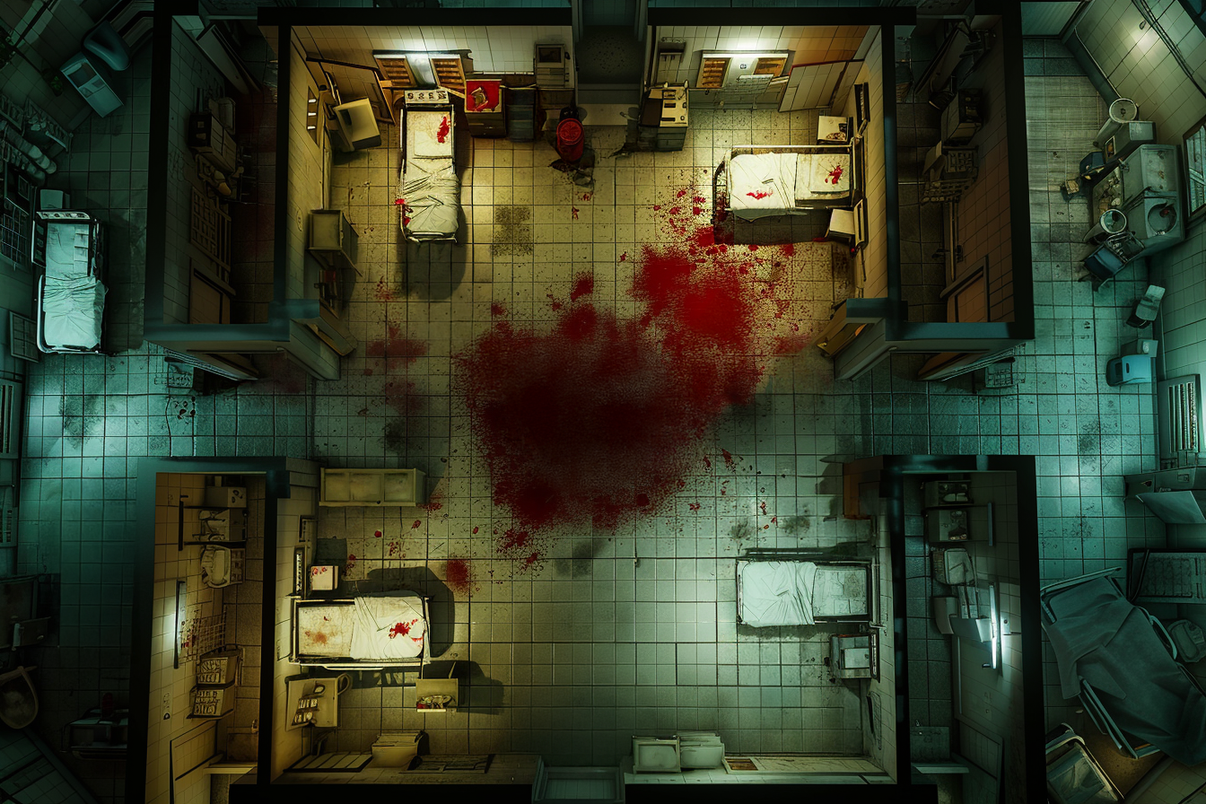 98 Horror Hospital Maps – W Fantasy and RPG