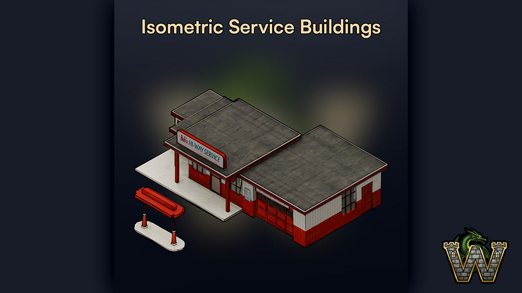 Isometric Service Buildings