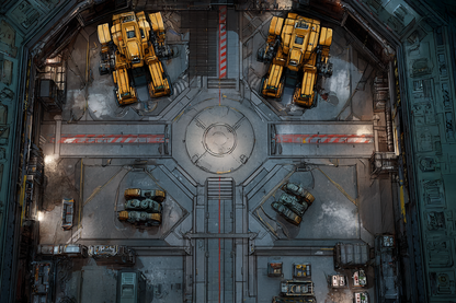 RPG Maps - 434 Sci-Fi Interiors and Outdoor Maps