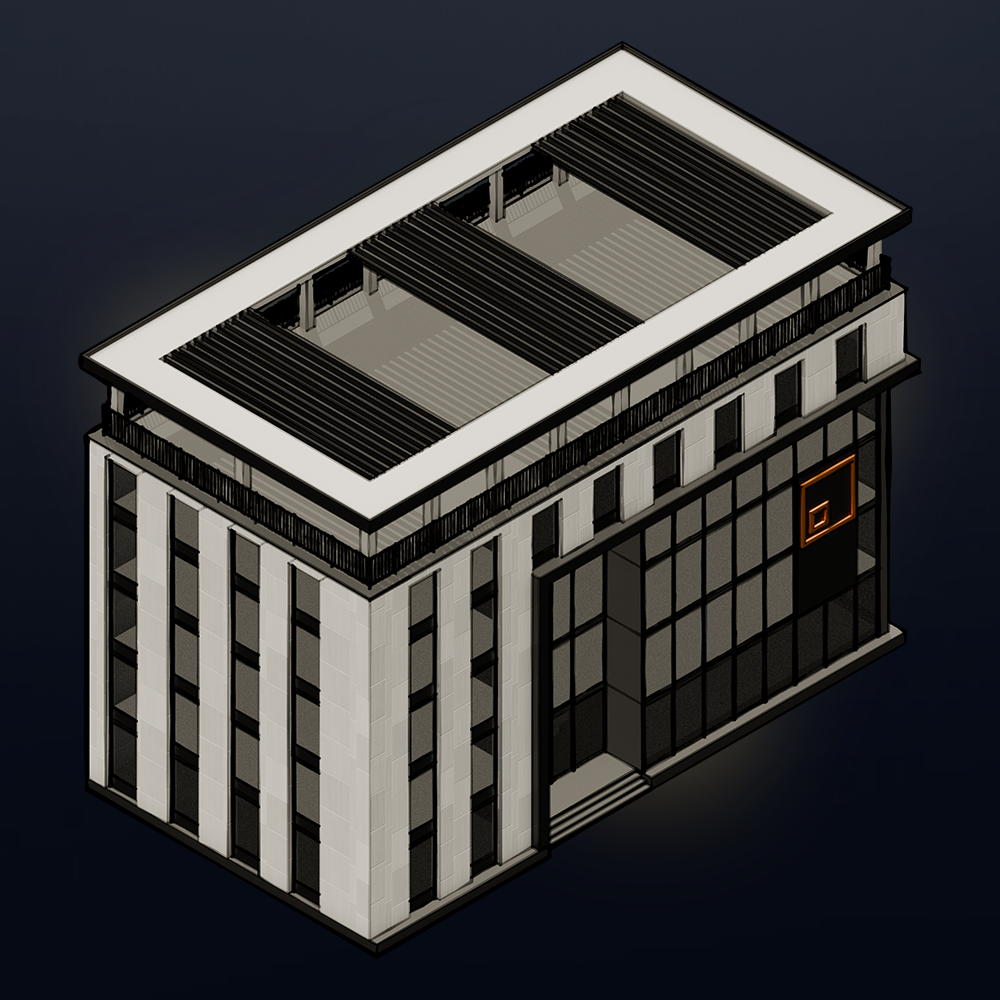 Isometric Modern Office Buildings