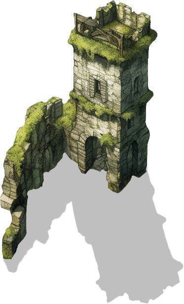 262 Mossy Ruins - For RPG Map Making