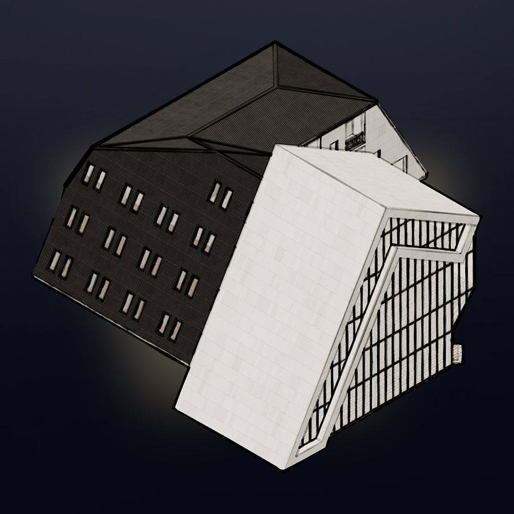 Isometric Multi Story Residential Buildings
