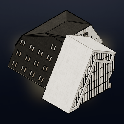 Isometric Multi Story Residential Buildings