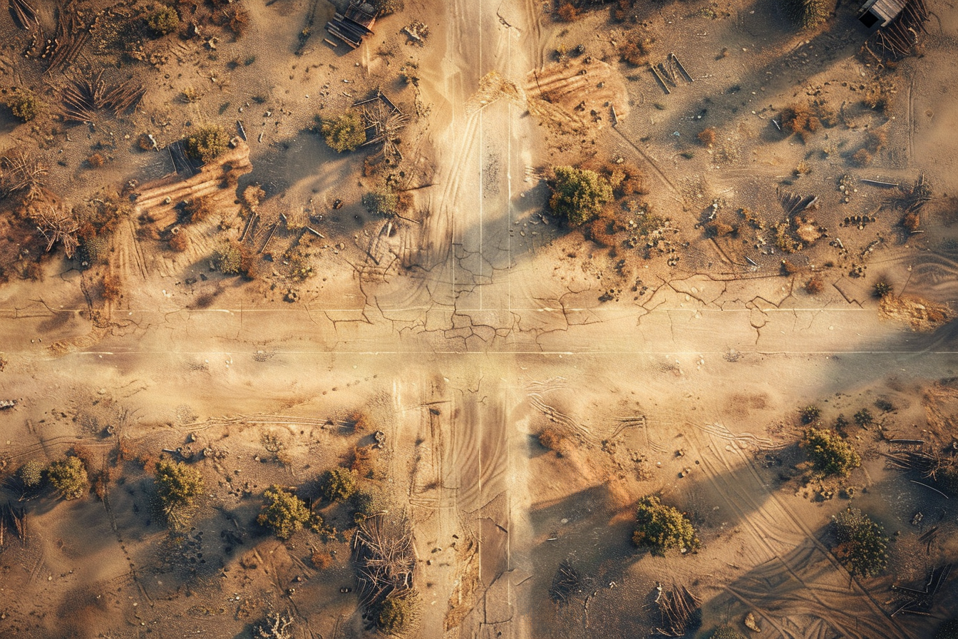 62 Post-Apocalyptic Desert Road Maps