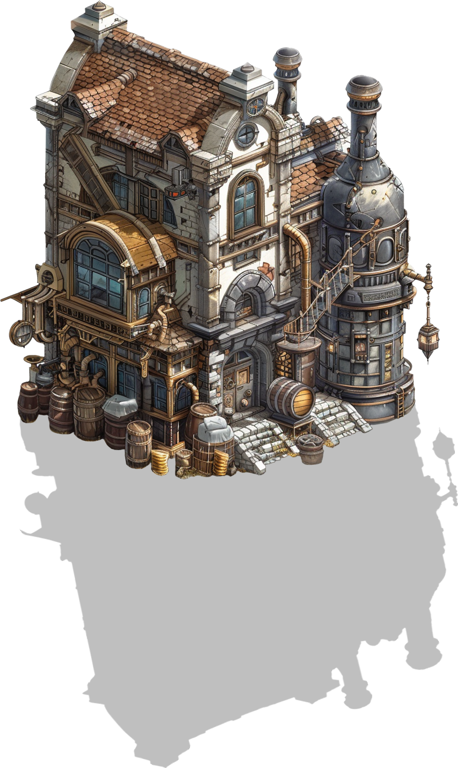 127 Steampunk Buildings