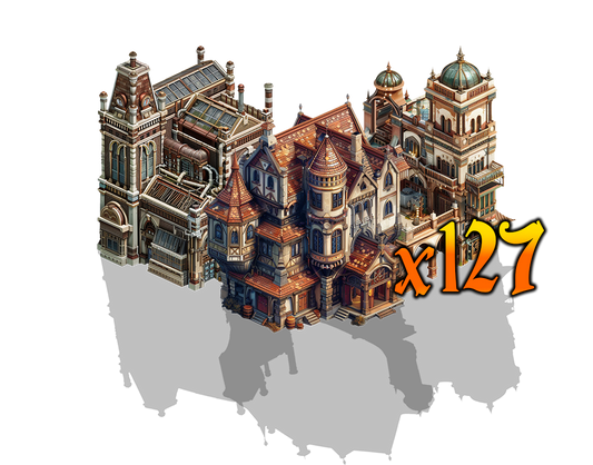 127 Steampunk Buildings