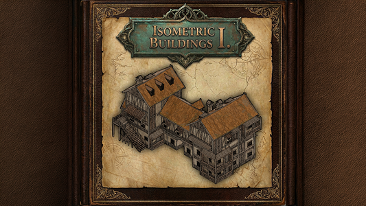 Isometric Buildings 1. - 384 Assets - Medieval Village & Commerce