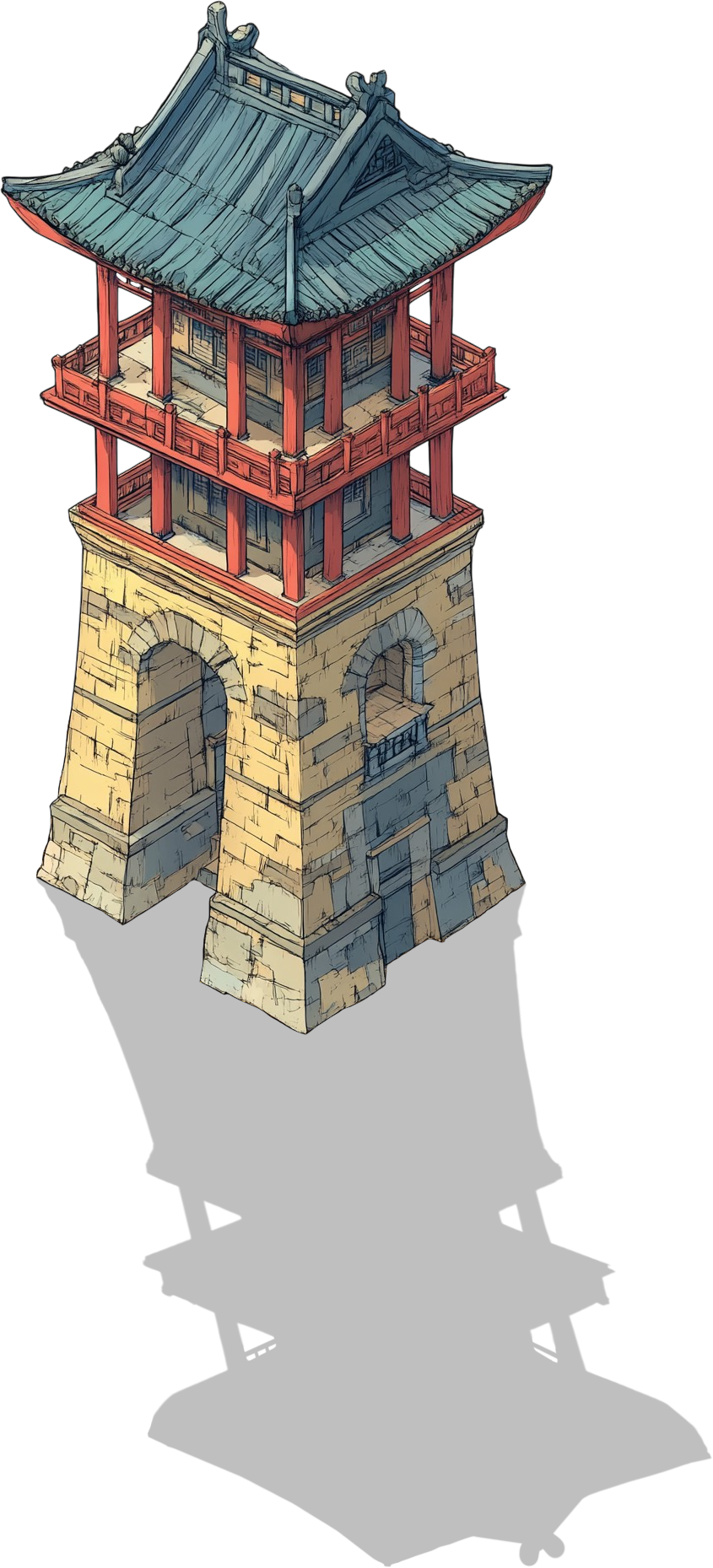 106 Japanese Watchtowers
